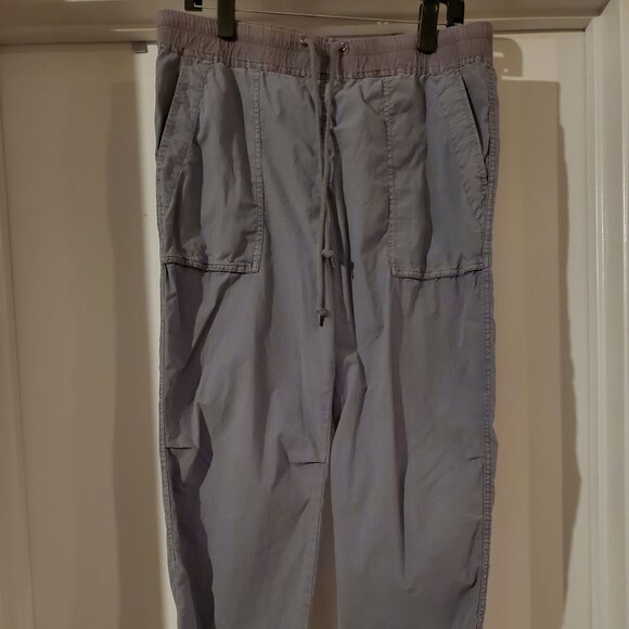 James Perse Women's Ripstop Gray Casual Pants Sz 4 - Picture 1 of 4